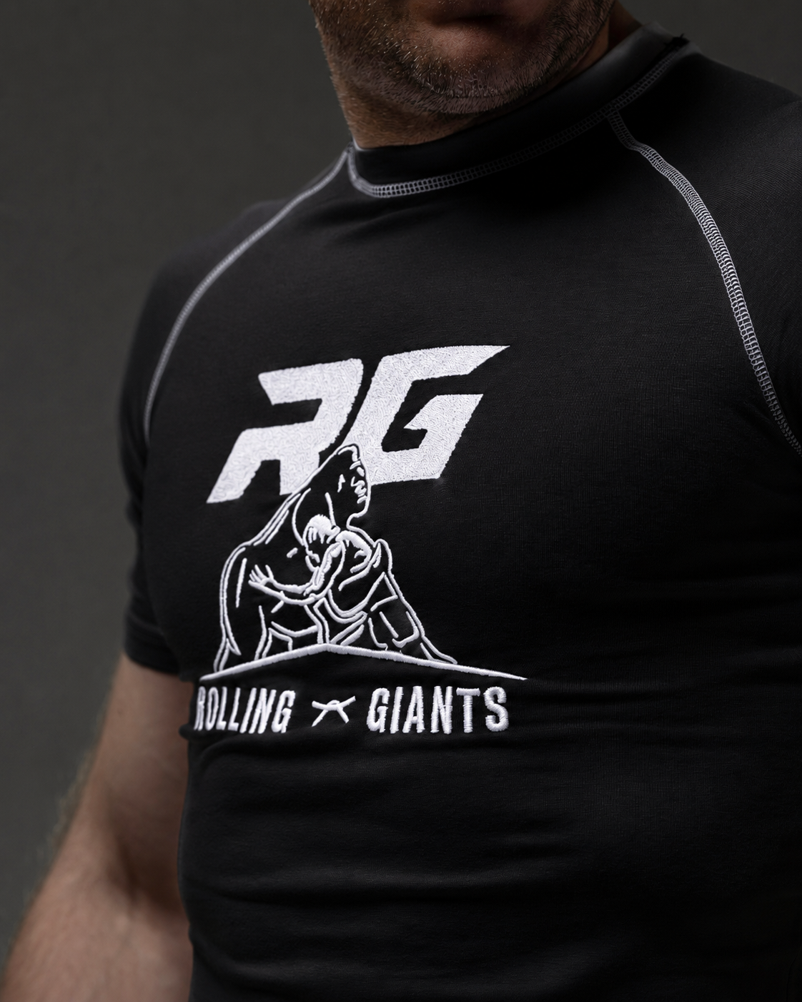 RG NaturaFlex™ Rash Guard — Black (Short Sleeve)