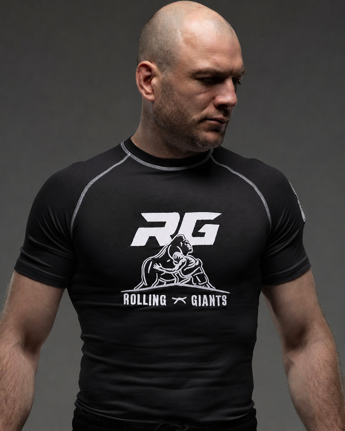 RG NaturaFlex™ Rash Guard — Black (Short Sleeve)